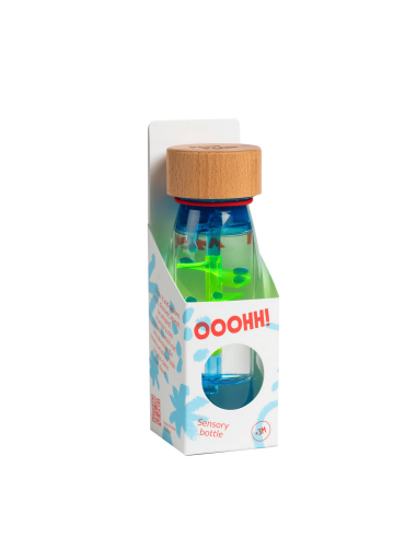 Bouteille sensorielle Move Spirale Bleu - Petit...