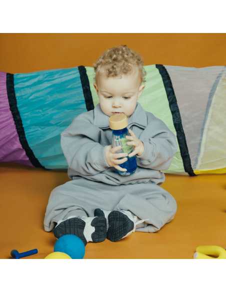 Bouteille sensorielle Move Spirale Bleu - Petit Boum