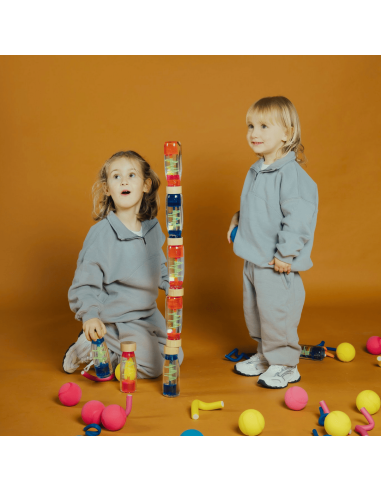 Bouteille sensorielle Move Spirale Bleu - Petit...