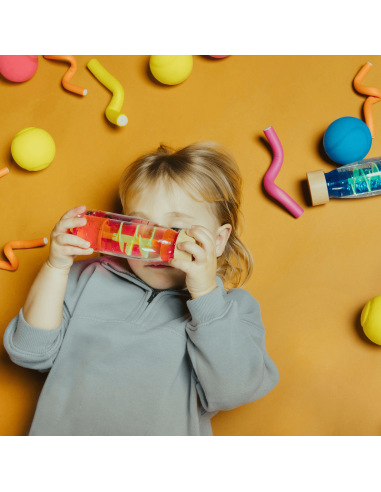 Bouteille sensorielle Move Spirale Rose - Petit...