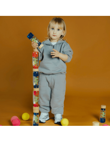 Bouteille sensorielle Move Spirale Rose - Petit...