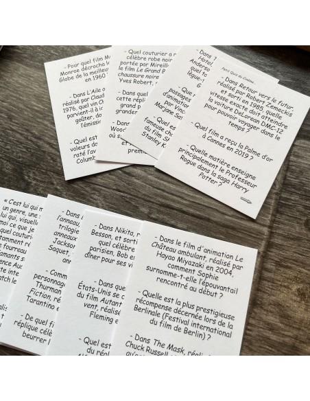 Petit quiz du cinéma -  Marc Vidal