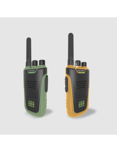 Talkie walkie Vert Jaune - Kidywolf