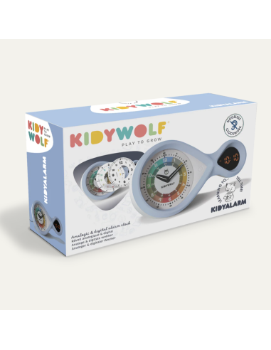 Réveil Kidyalarm bleu - Kidywolf