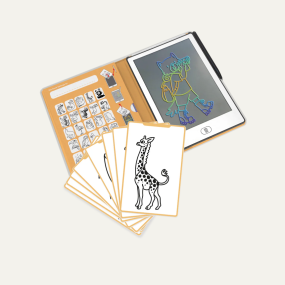 Tablette à dessin-calque Animaux - Kidywolf