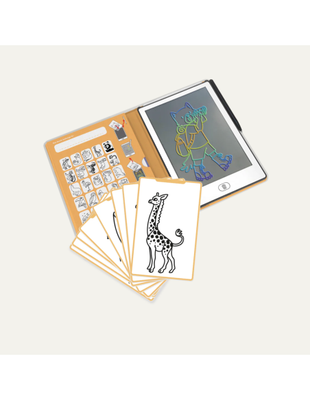 Tablette à dessin-calque Animaux - Kidywolf