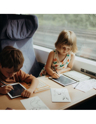 Tablette à dessin-calque Animaux - Kidywolf