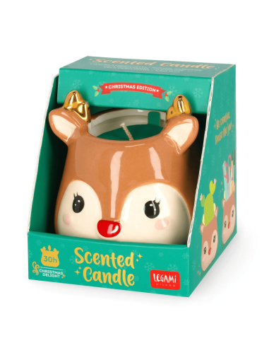 Bougie parfumée Cerf de Noël - Legami