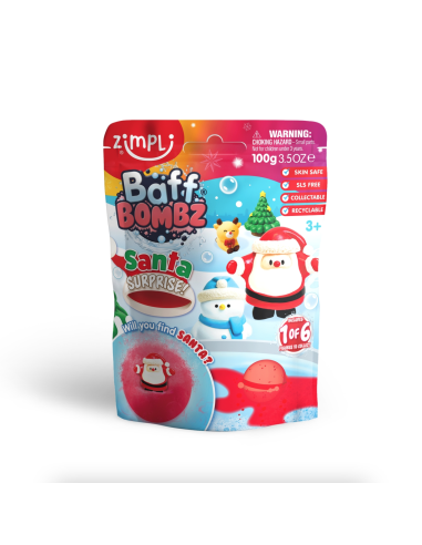 Bombe de bain surprise Noël