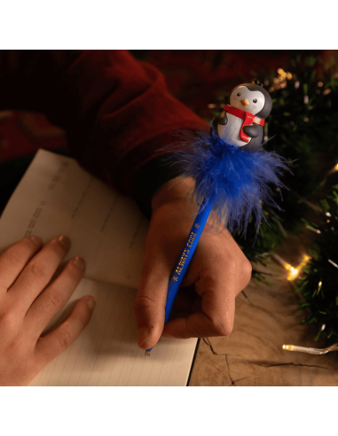 Stylo à bille lumineux Pingouin - Legami