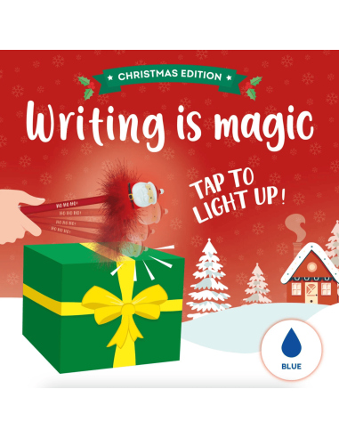 Stylo à bille lumineux Père Noël - Legami