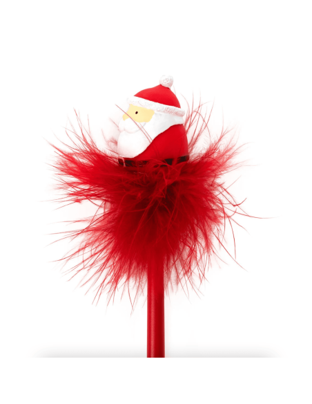 Stylo à bille lumineux Père Noël - Legami
