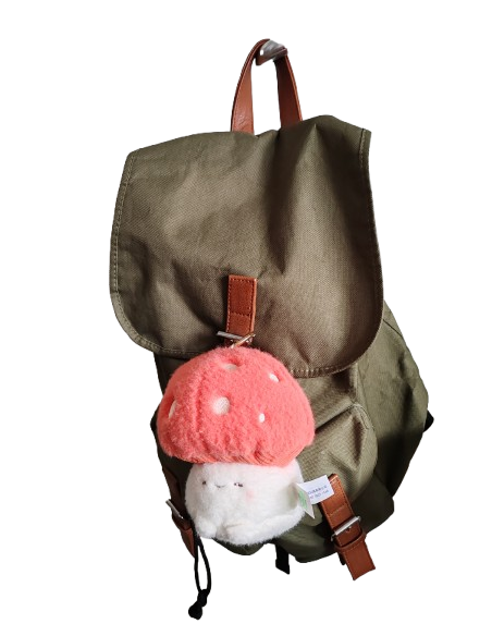 Porte-clés en peluche Champignon - Bazuuyu