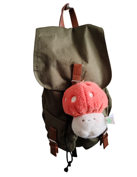 Porte-clés en peluche Champignon - Bazuuyu