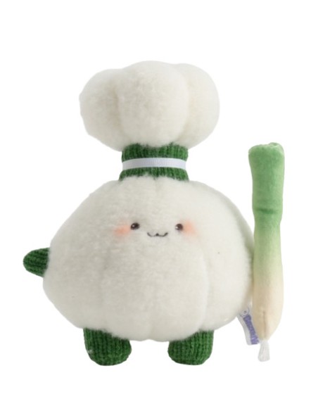 Porte-clés en peluche Ail - Bazuuyu