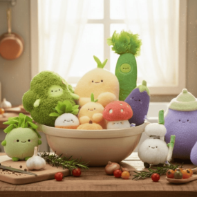 Porte-clés en peluche Pomme de terre - Bazuuyu 2