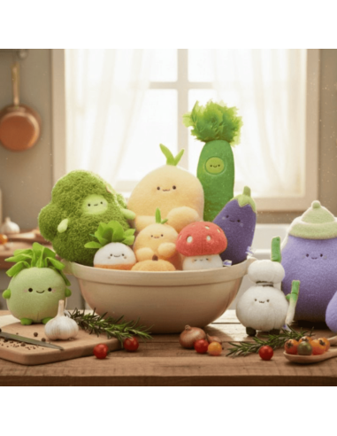 Porte-clés en peluche Pomme de terre - Bazuuyu