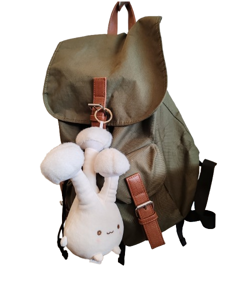 Porte-clés en peluche Champignon Sauvage - Bazuuyu