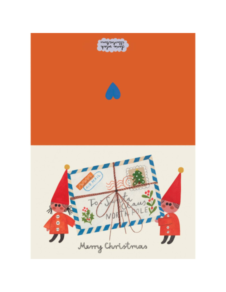 Carte Elfes de Noël - Daria Solak Illustrations