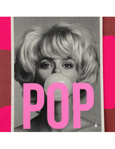 Affiche vintage A4 "POP" - Atelier Kencre