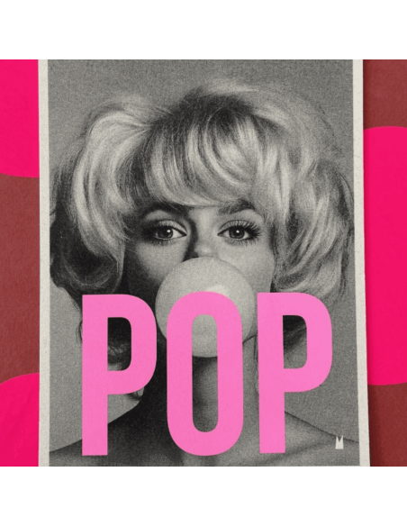 Affiche vintage A4 "POP" - Atelier Kencre