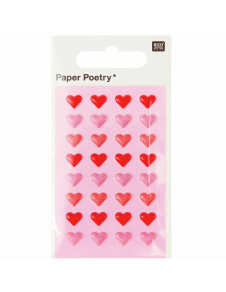 Stickers coeurs gonflés - Rico Design