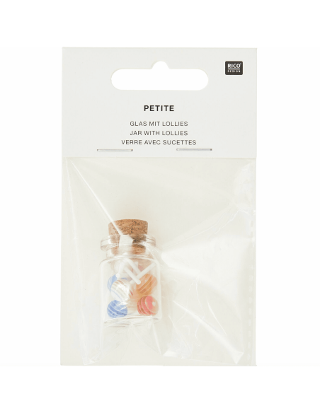 Flacon de sucettes miniature - Rico Design