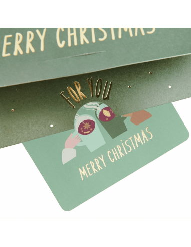 Carte Pop-up Marché de Noël - Rico Design