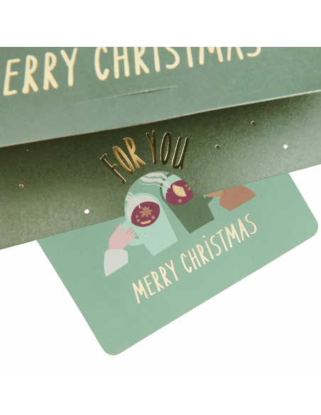 Carte Pop-up Marché de Noël - Rico Design