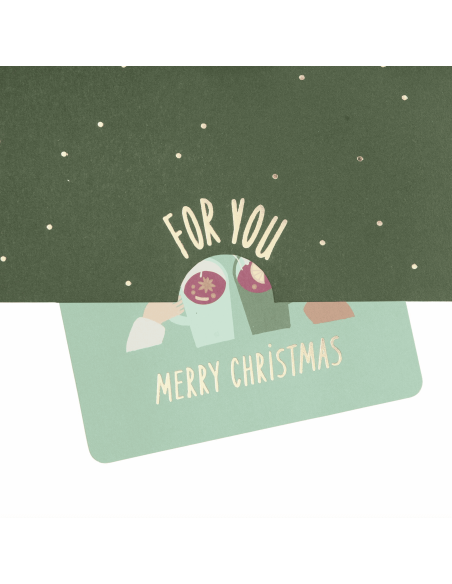 Carte Pop-up Marché de Noël - Rico Design