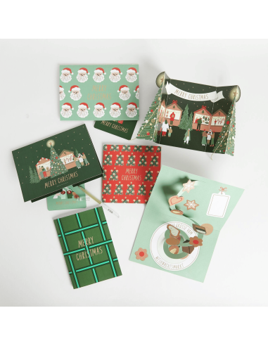 Carte Pop-up Marché de Noël - Rico Design