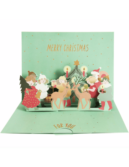 Carte Pop-up Père Noël - Rico Design