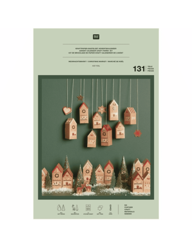 Calendrier de l'avent Marché de Noël - Rico Design