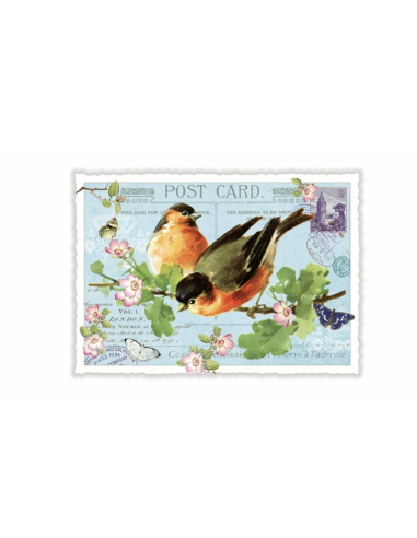 Carte postale Bouvreuils - Acte tre