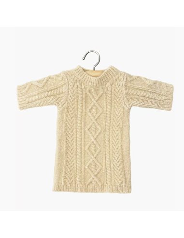 Robe Léna en tricot et son pochon - Minikane