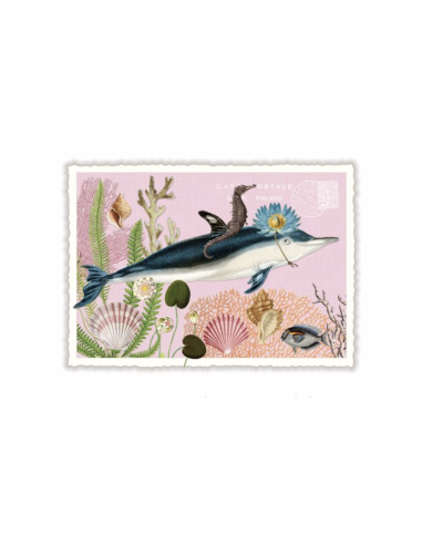 Carte postale Dauphin - Acte tre