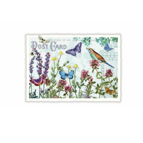 Carte postale Fleurs - Acte tre