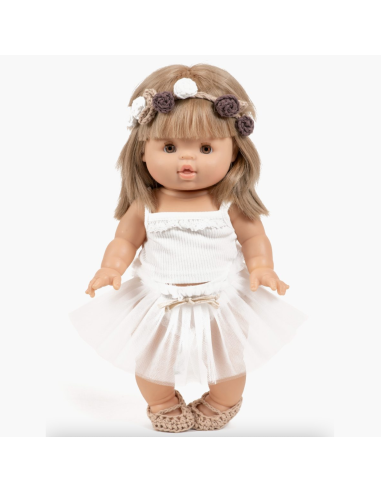 Tutu court Alicia blanc - Minikane