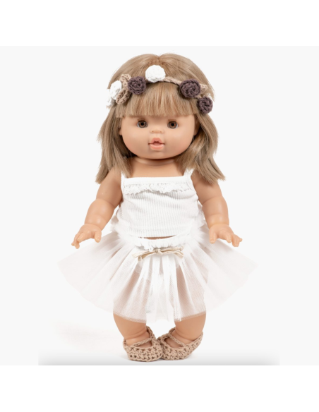 Tutu court Alicia blanc - Minikane