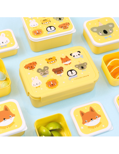 Lunchbox Jaune Animal Friends - A Little Lovely...