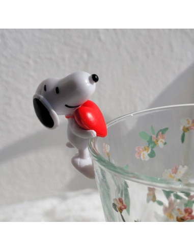 Boite surprise marque-verre Snoopy