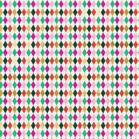 Papier cadeau losanges Arlequin - Party Deco