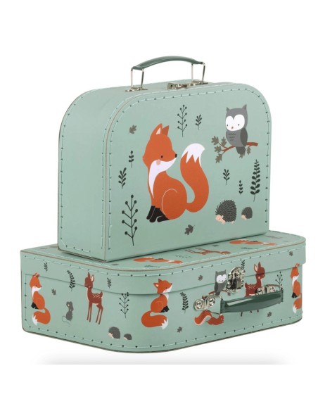 Valise en carton Forêt - A Little Lovely Company