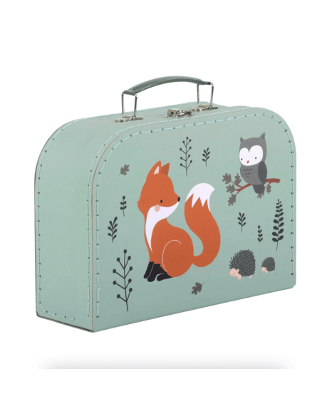 Valise en carton Forêt - A Little Lovely Company