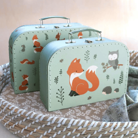 Valise en carton Forêt - A Little Lovely Company