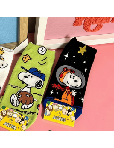 Chaussettes Snoopy espace