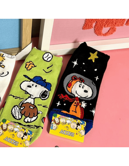 Chaussettes Snoopy espace