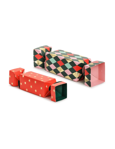 2 boites cadeaux losanges - Party Deco