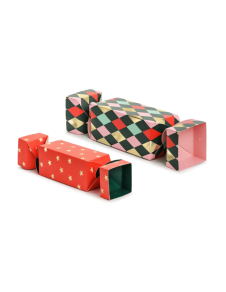 2 boites cadeaux losanges - Party Deco