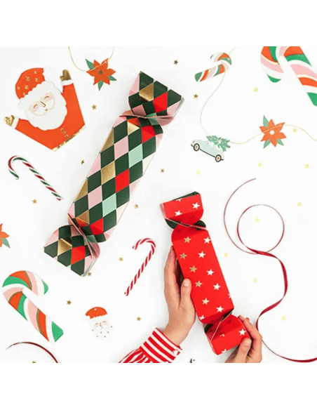 2 boites cadeaux losanges - Party Deco